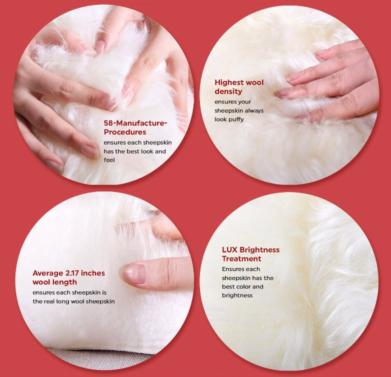 Elegant Sheepskin Rug