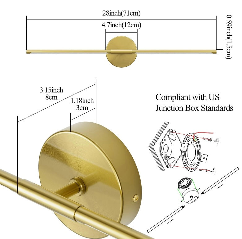 Retail Le$$-gold-vanity-light