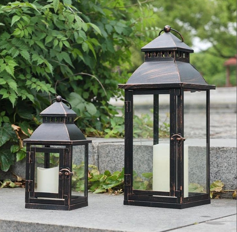 Retail Le$$ - Black metal lantern set
