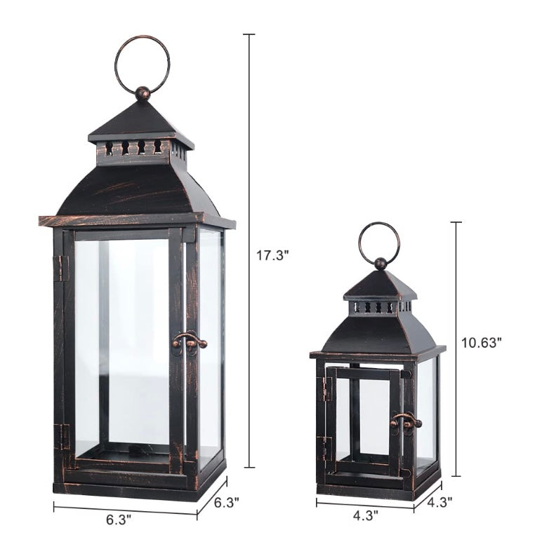 Retail Le$$ - Black metal lantern set