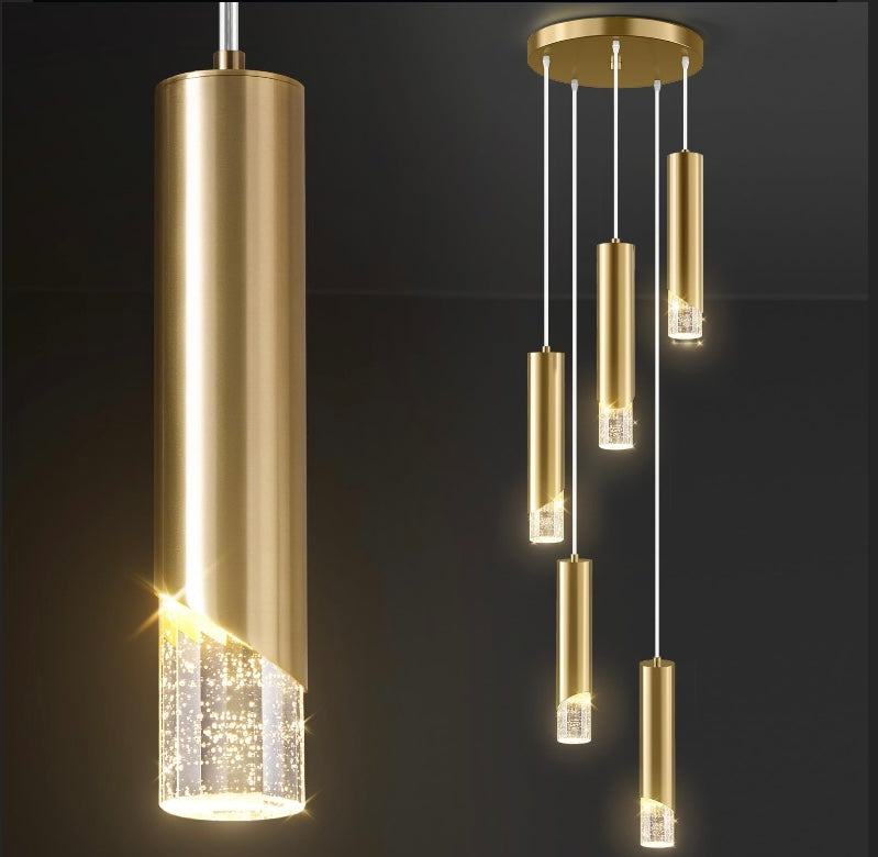 Retail Le$$-Gold-5 light-pendant-light