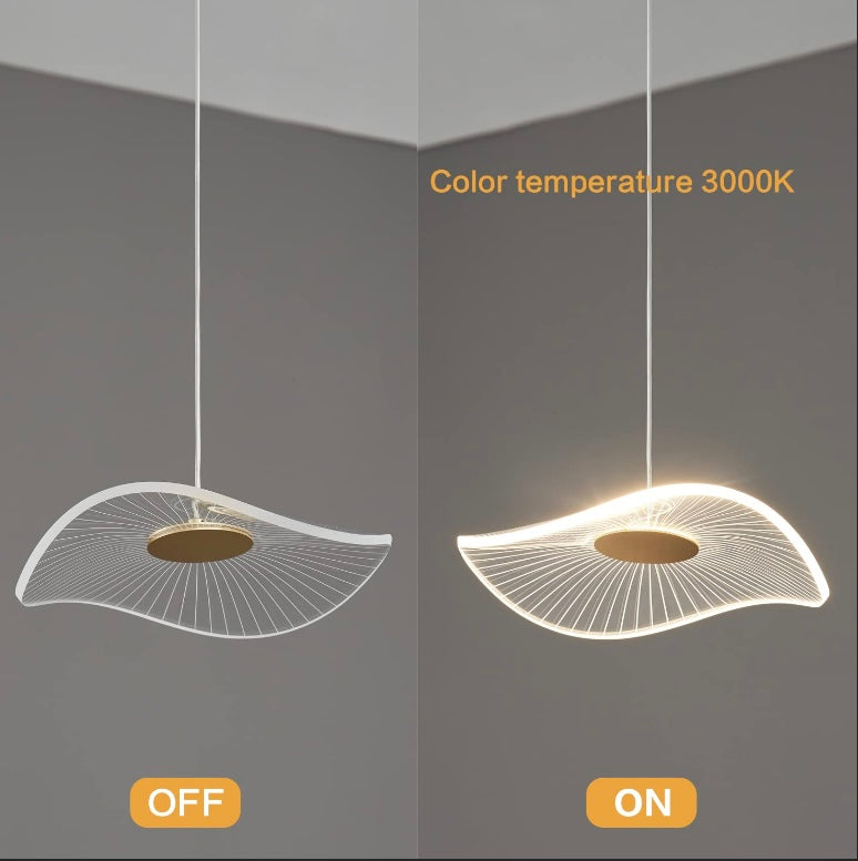 Retail Le$$-Gold-acrylic-pendant-light