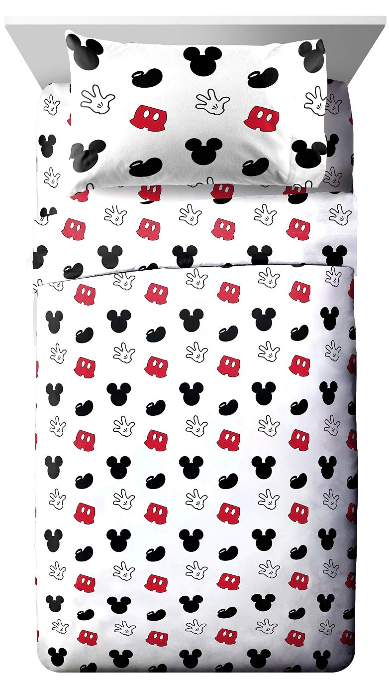 Mickey Mouse Twin Sheet Set
