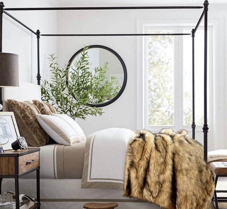 Plush Fur Throw