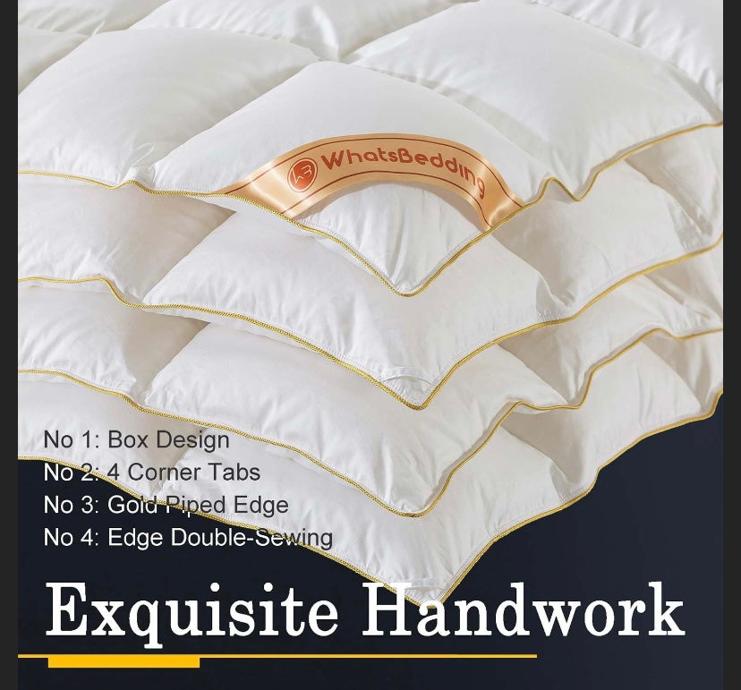 Goose Feather Down Twin Comforter