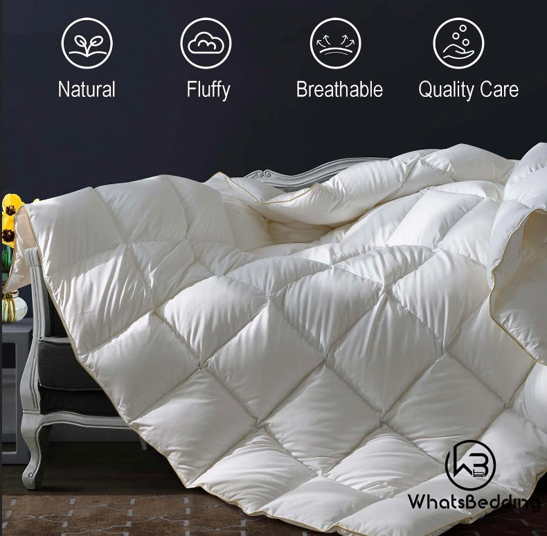 Goose Feather Down Twin Comforter