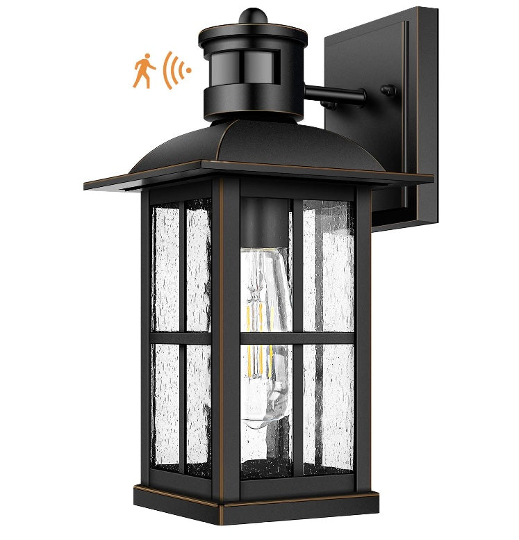 Retail Le$$-Black-outdoor-motion-sensor-light
