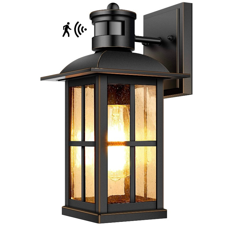 Retail Le$$-Black-outdoor-motion-sensor-light
