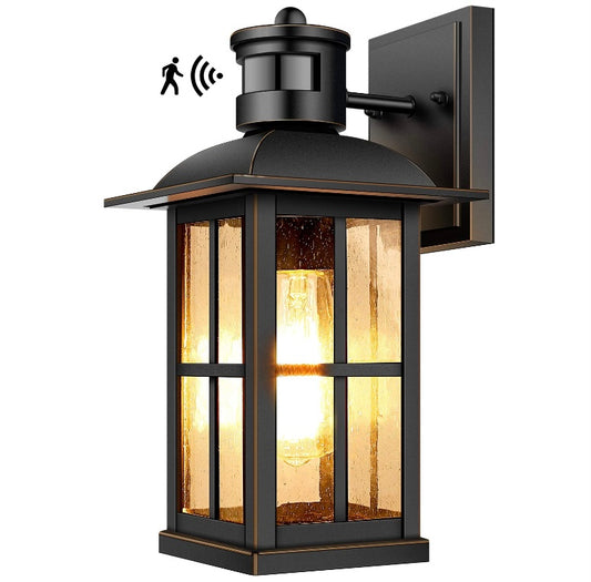 Retail Le$$-Black-outdoor-motion-sensor-light