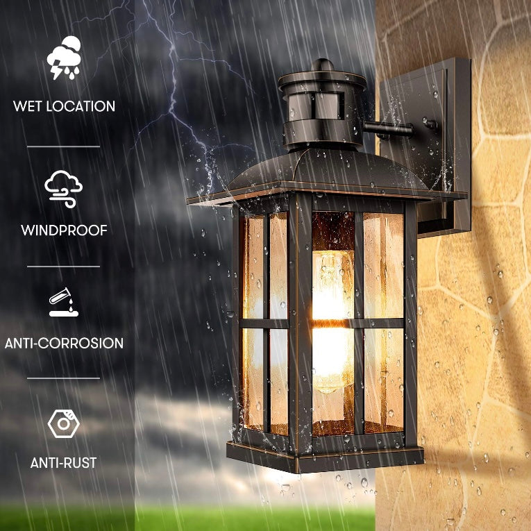 Retail Le$$-Black-outdoor-motion-sensor-light