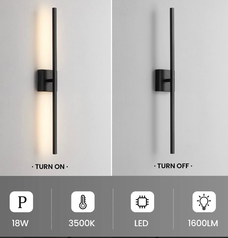 Matte Black Wall Sconce