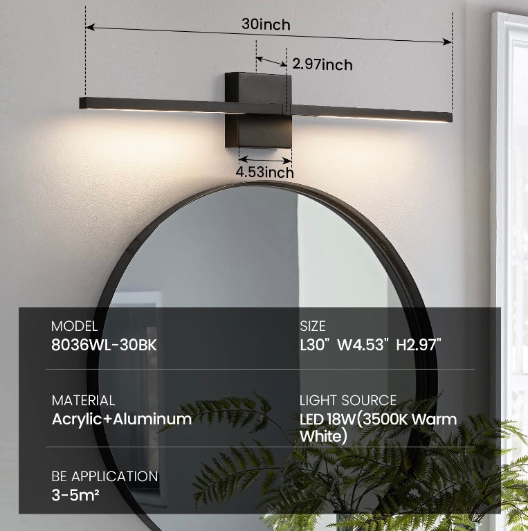 Matte Black Wall Sconce