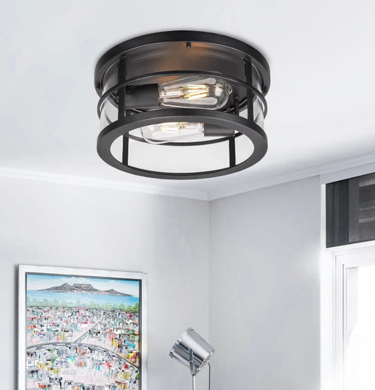 Retail Le$$-black-2-light-ceiling-light