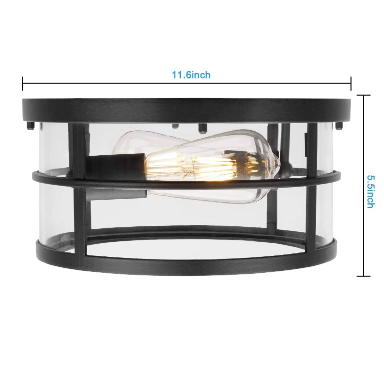 Retail Le$$-black-2-light-ceiling-light