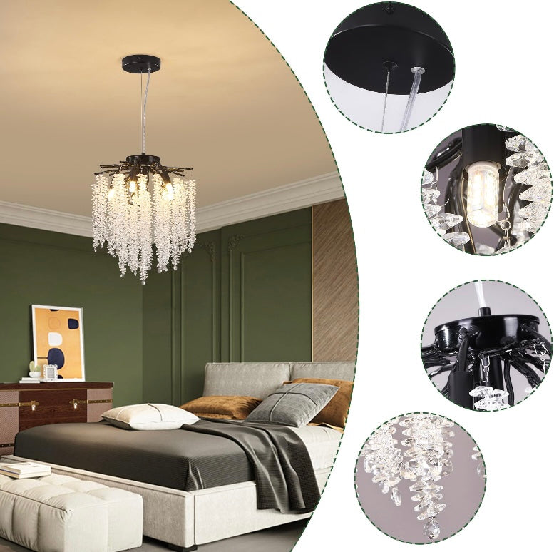 Modern Crystal Tree Branch Chandelier