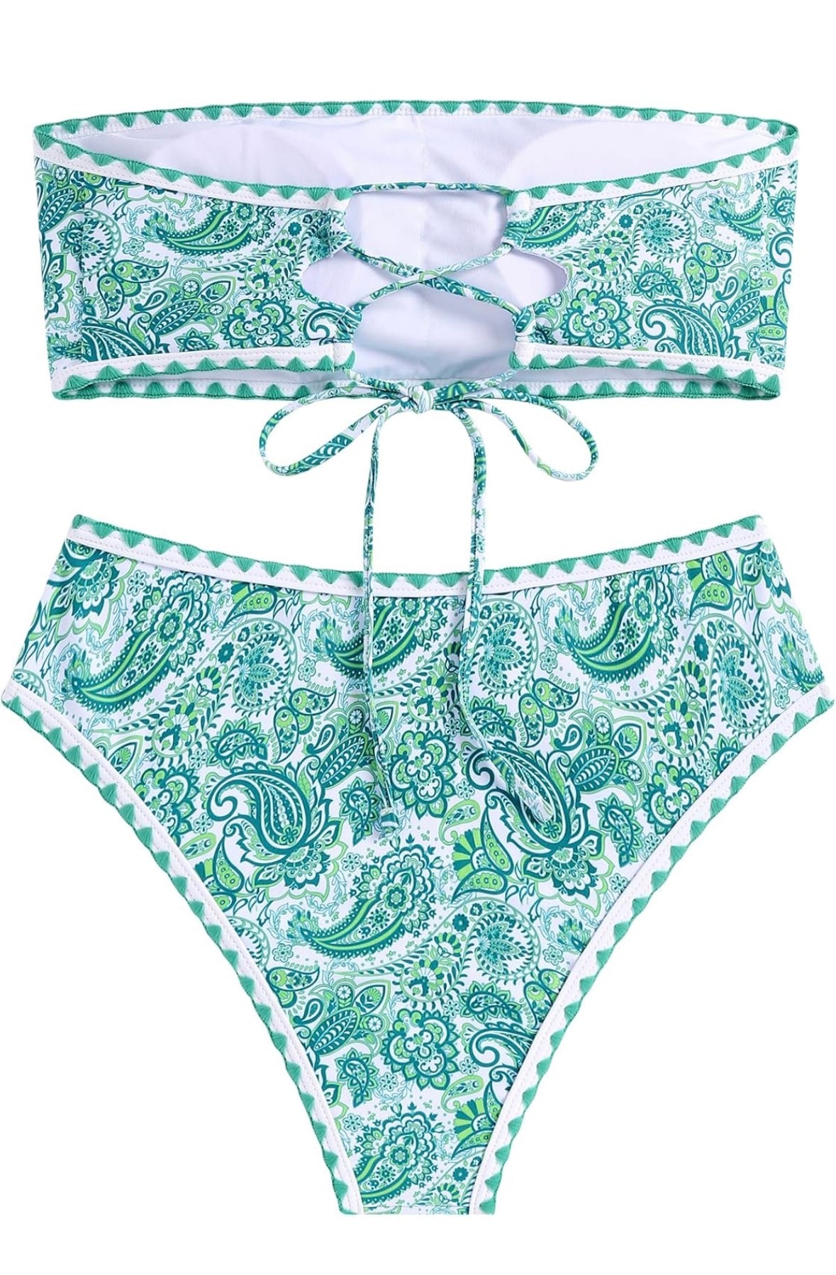 Retail Le$$-green-bandeau-bikini
