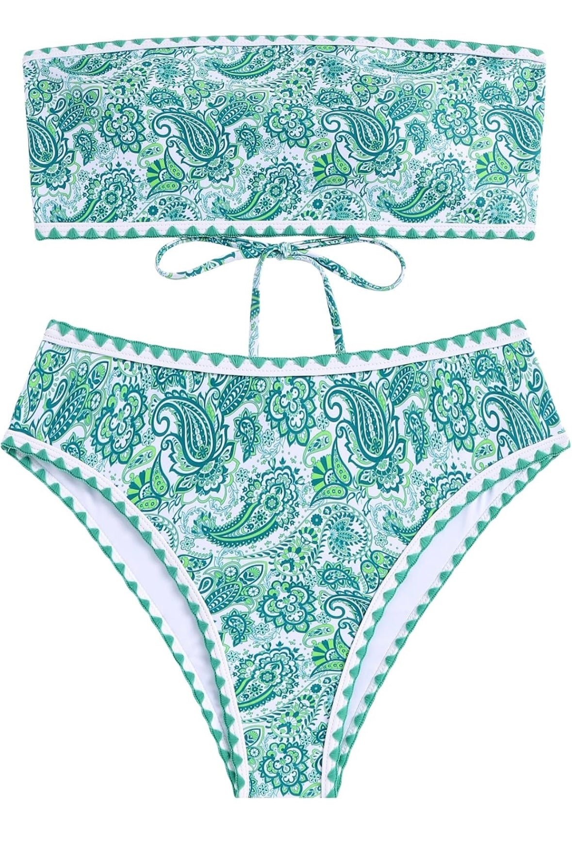 Retail Le$$-green-bandeau-bikini