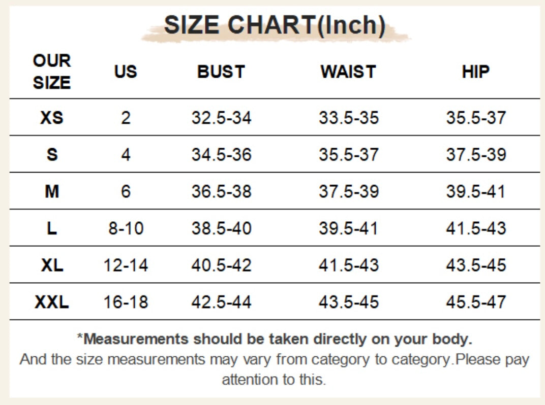 Retail Le$$-Zaful-Size-Chart
