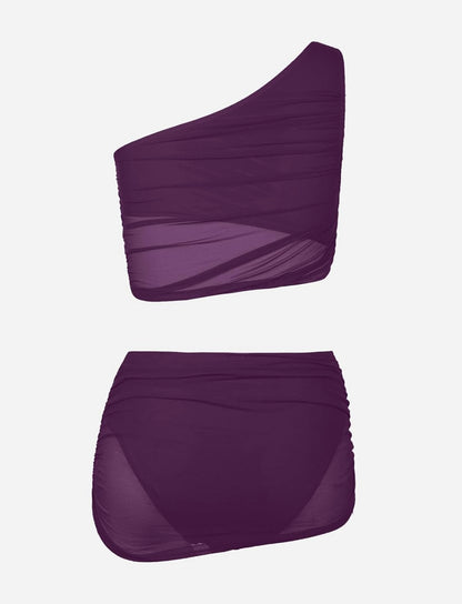 Retail Le$$-wine-berry-two-piece-swimsuit