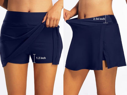 Swim Skirt w/Built In Shorts