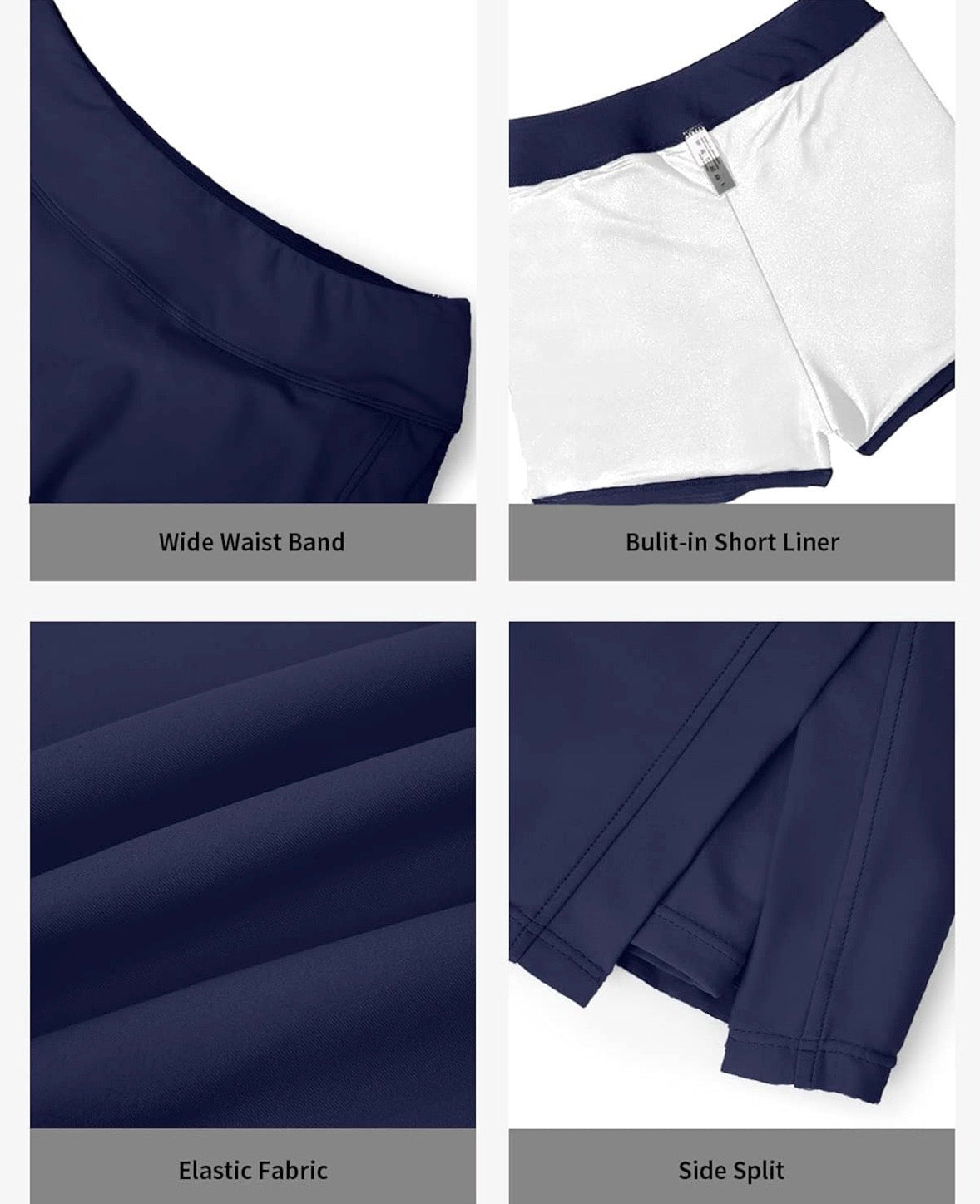 Swim Skirt w/Built In Shorts