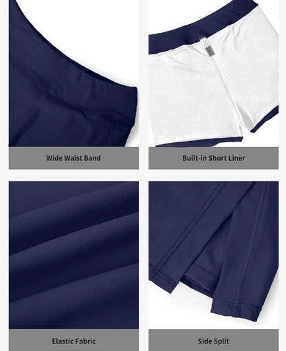 Swim Skirt w/Built In Shorts