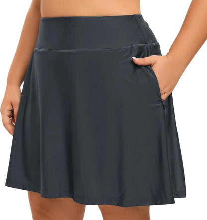 High Waisted Swim Skirt