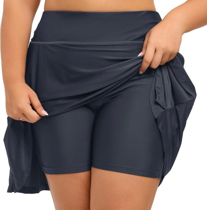High Waisted Swim Skirt
