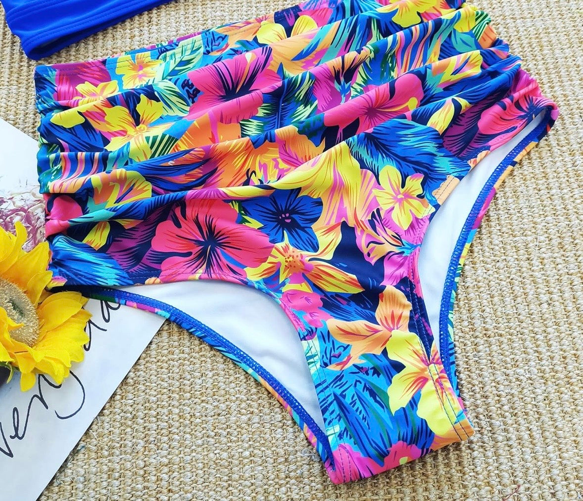 Ruffle High Waist Swimsuit