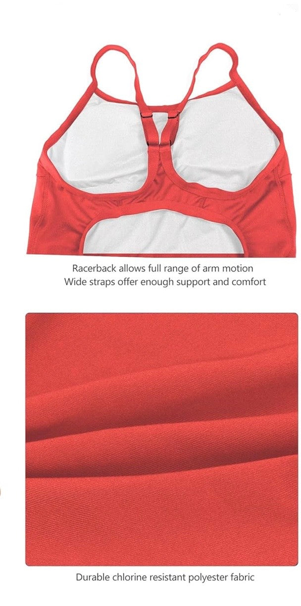 Athletic One Piece Swimsuit
