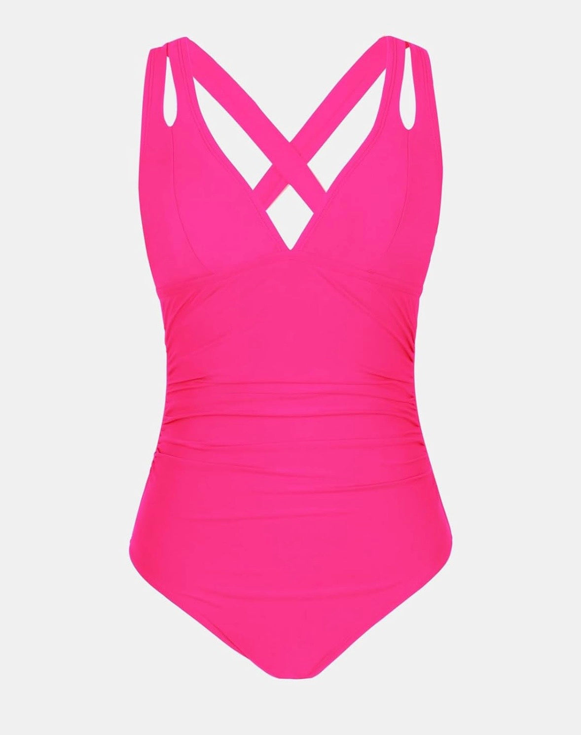 Double Strap One Piece Swimsuit
