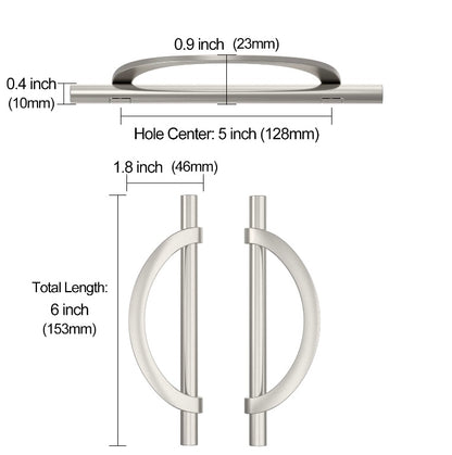 Half Moon Cabinet Pulls