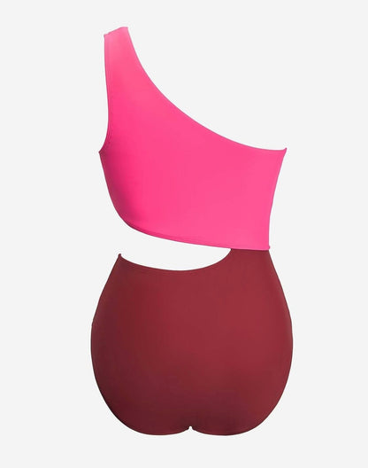 One Shoulder One Piece Swimsuit