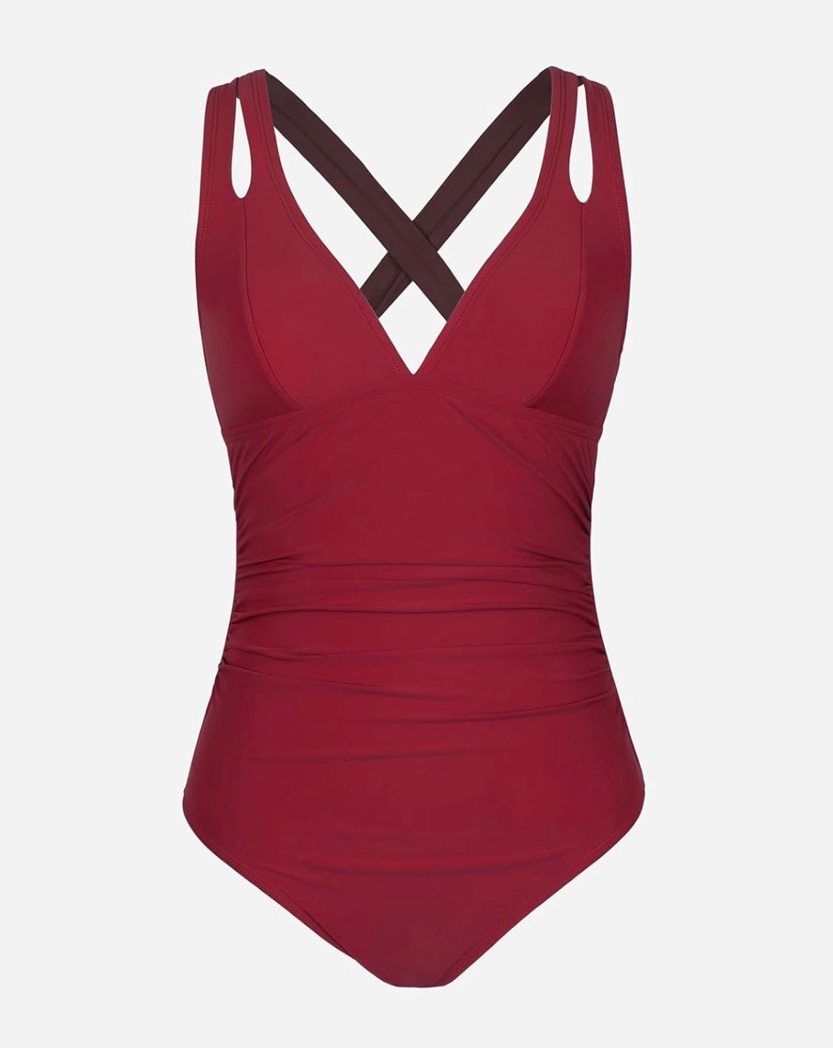 Double Straps One Piece Swimsuit