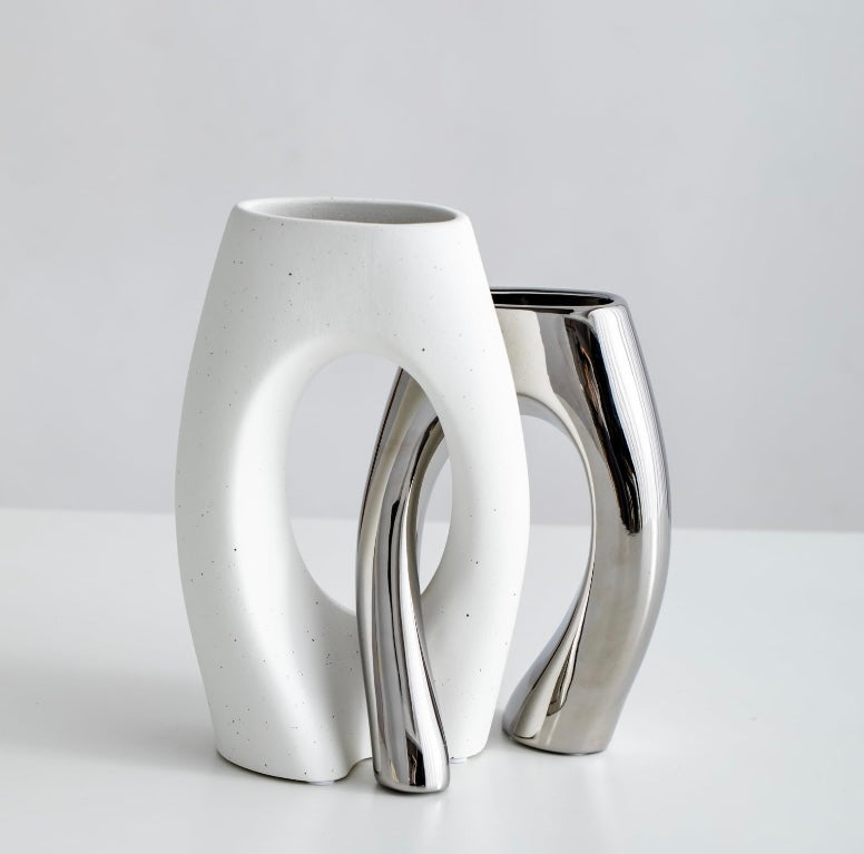 Visible Cross Ceramic Vase Set