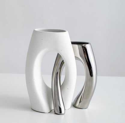 Visible Cross Ceramic Vase Set