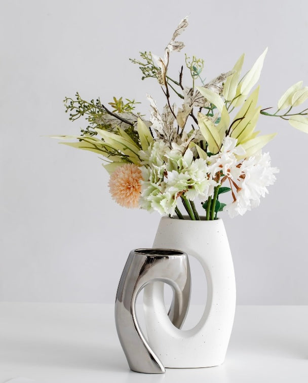 Visible Cross Ceramic Vase Set