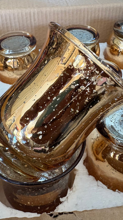 Rose Gold Votive Candle Holders
