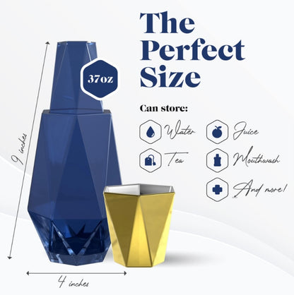 Diamond Cut Water Carafe