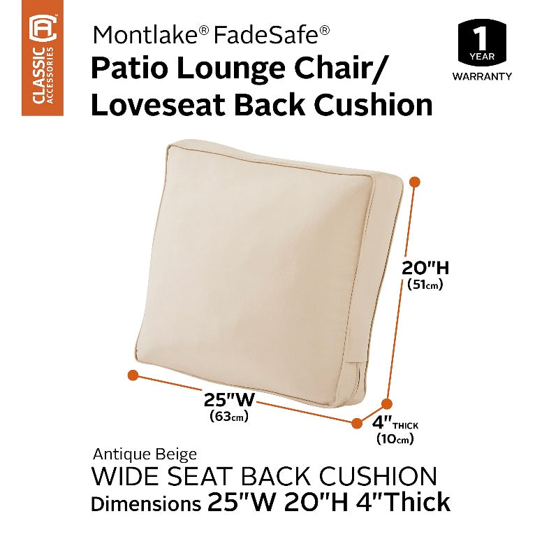 Retail Le$$ - Beige patio cushion 
