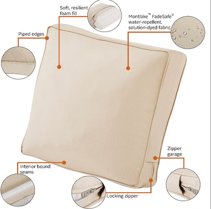 Retail Le$$ - Beige patio cushion 