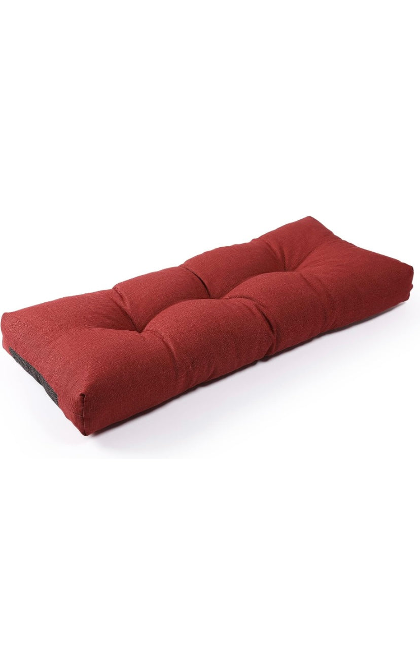 Retail Le$$ - Deep red bench cushion