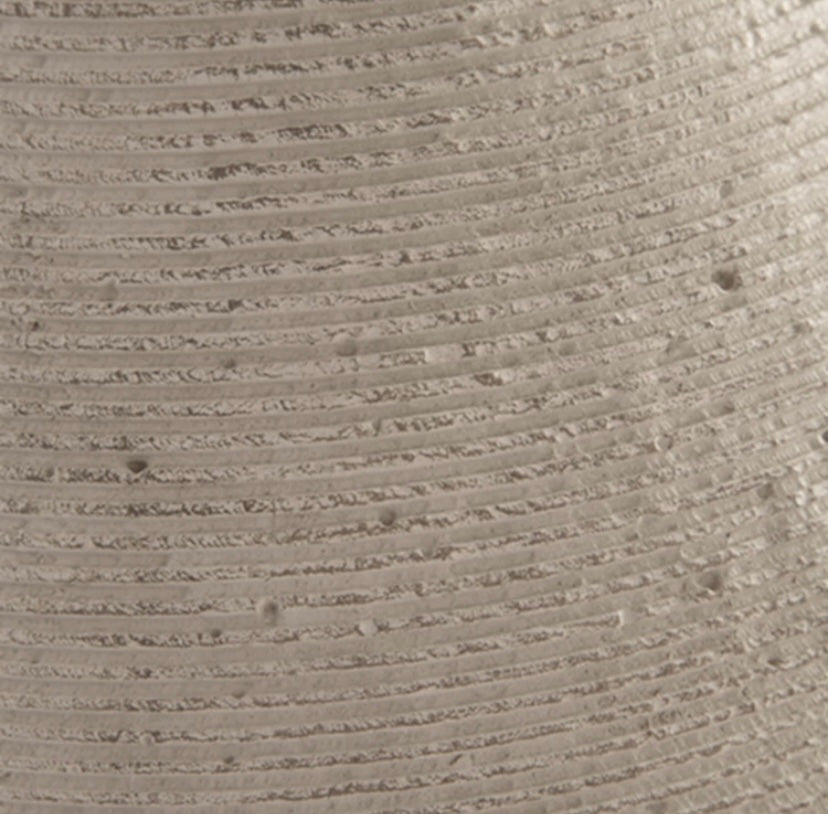 Antiqued Tan Vase