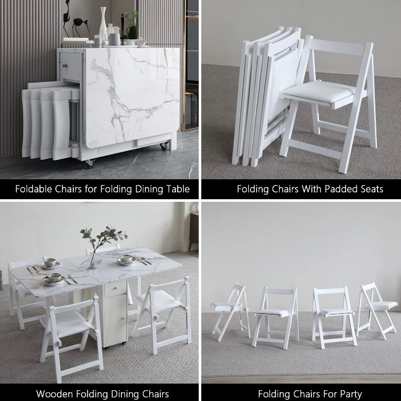 Folding Dining Chair Set