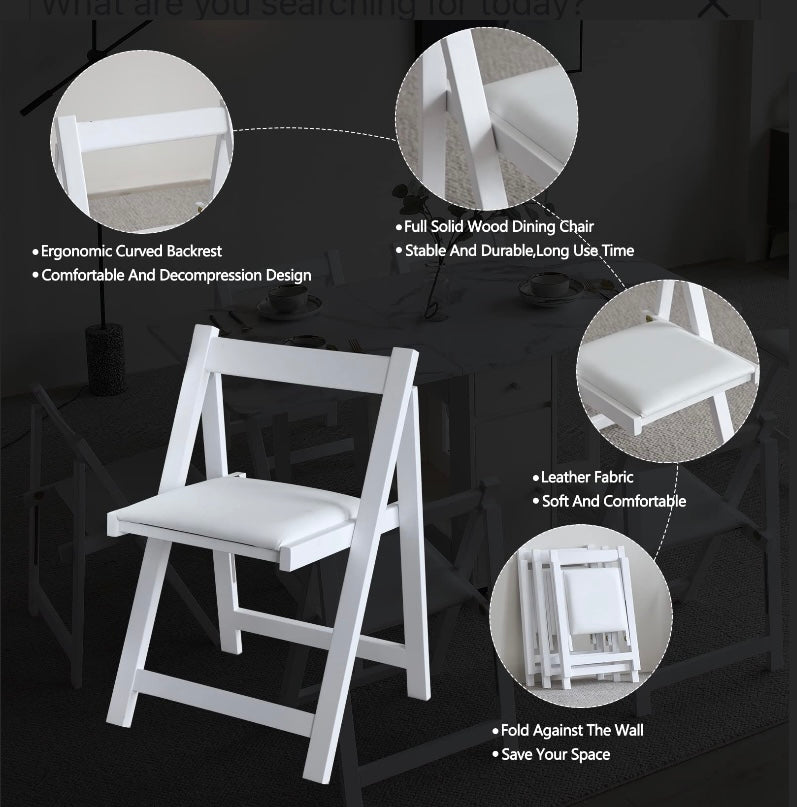Folding Dining Chair Set
