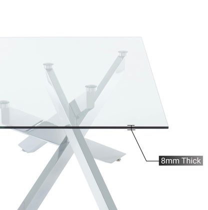 Glass Side Table