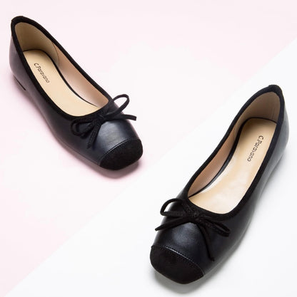 Retail Le$$ - Black leather flats