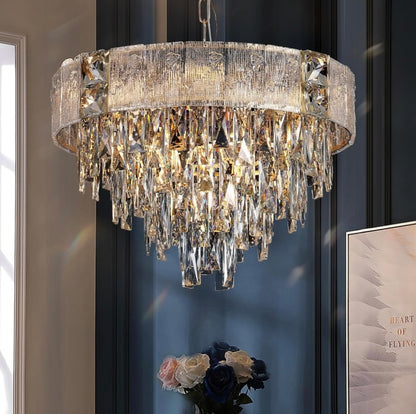 Retail Le$$-Gold-crystal-chandelier