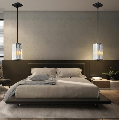 Industrial Crystal Pendant Lights