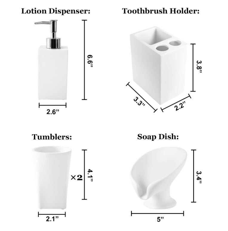 Bathroom Accessories Set